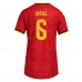 Belgie Axel Witsel #6 Dámské Domácí Dres MS 2026 Krátkým Rukávem Belgie Axel Witsel #6 Dámské Domácí Dres MS 2026 Krátkým Rukávem